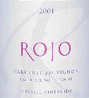 Rojo Cabernet Sauvignon 2001